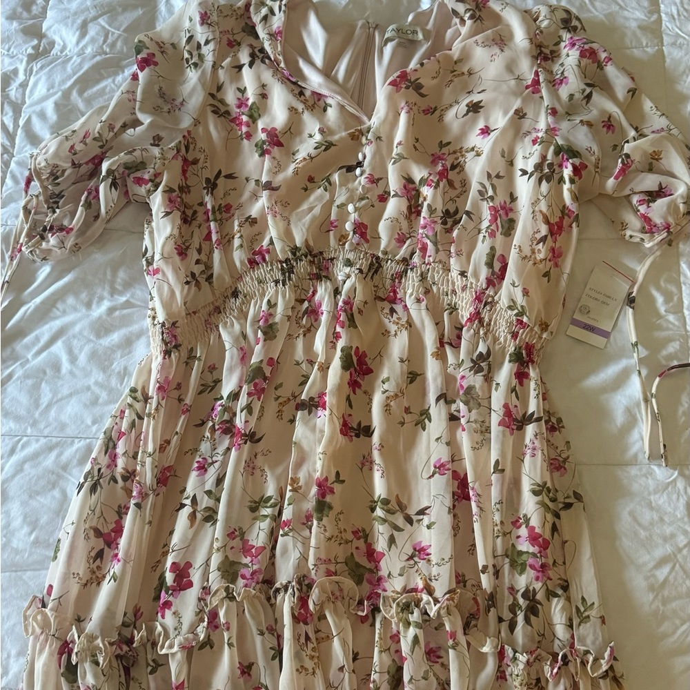 Taylor Floral Ruffle Dress